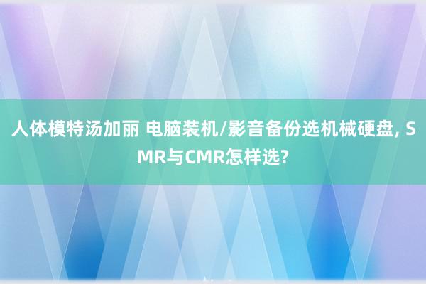 人体模特汤加丽 电脑装机/影音备份选机械硬盘, SMR与CMR怎样选?